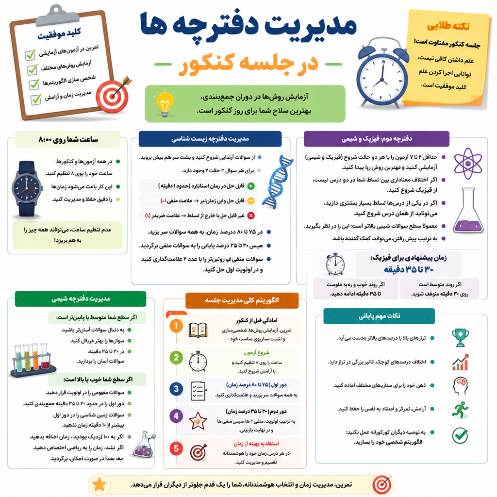 مدیریت دفترچهها