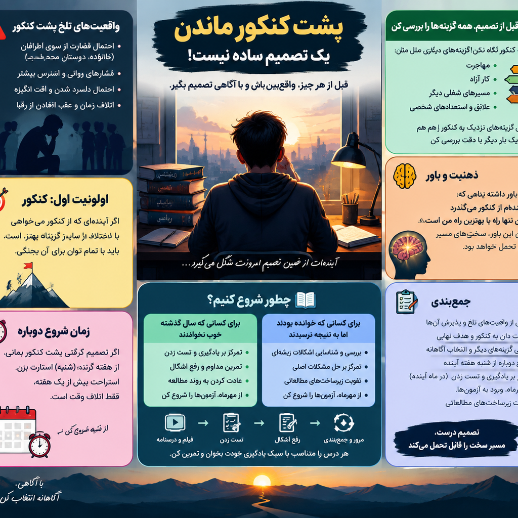 پشت کنکور